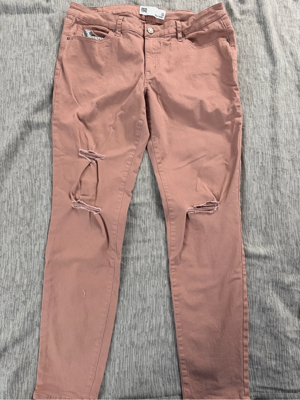 RSQ Women's Skinny Jeans in Dusty Pink